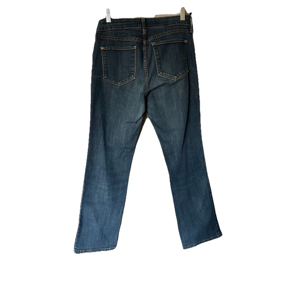 Women's Nydj Bootcut Denim Jeans Med Wash Size 4P Pants Made In USA - Picture 2 of 6